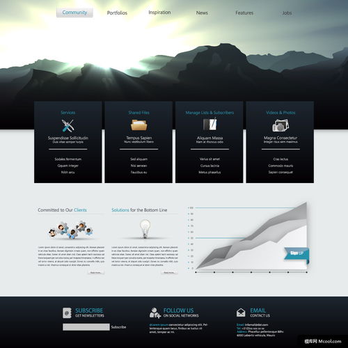 时尚个性网页设计的矢量素材与创意展示之道